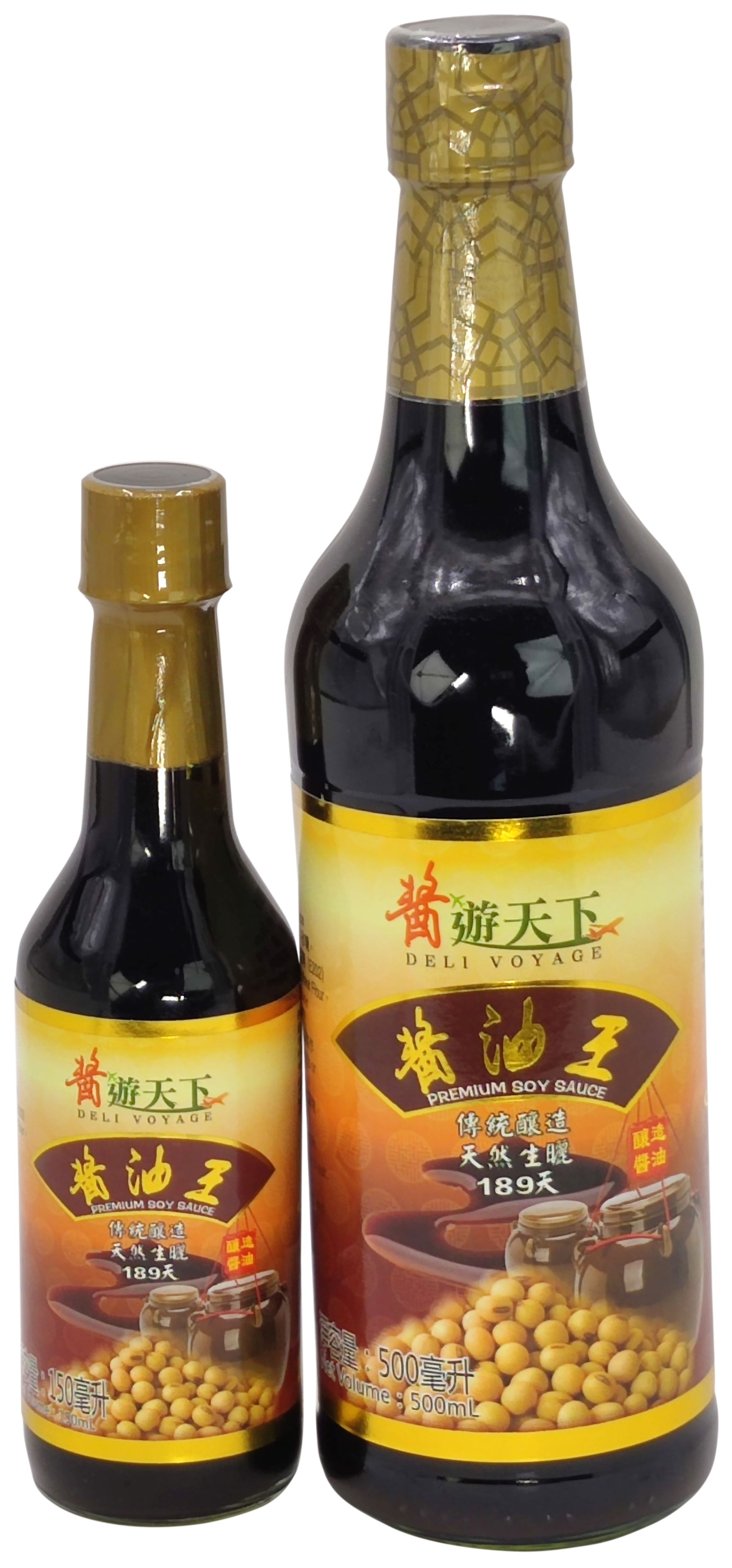 Product Cover Image: Deli Voyage - Premium Soy Sauce 500ml & 150ml