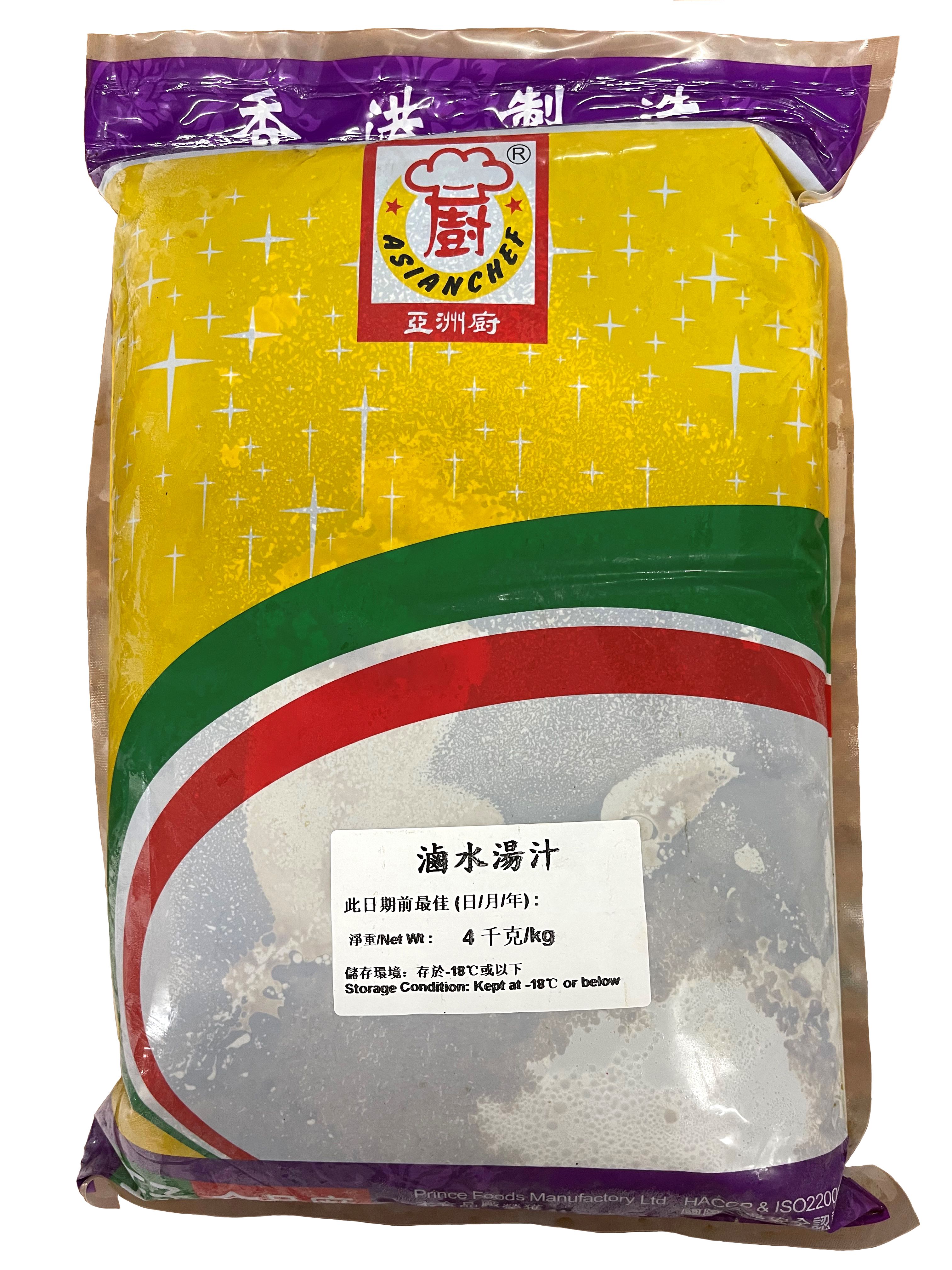 产品封面图片:王子亚洲厨 - 卤水汤汁 (-18℃) 4kg