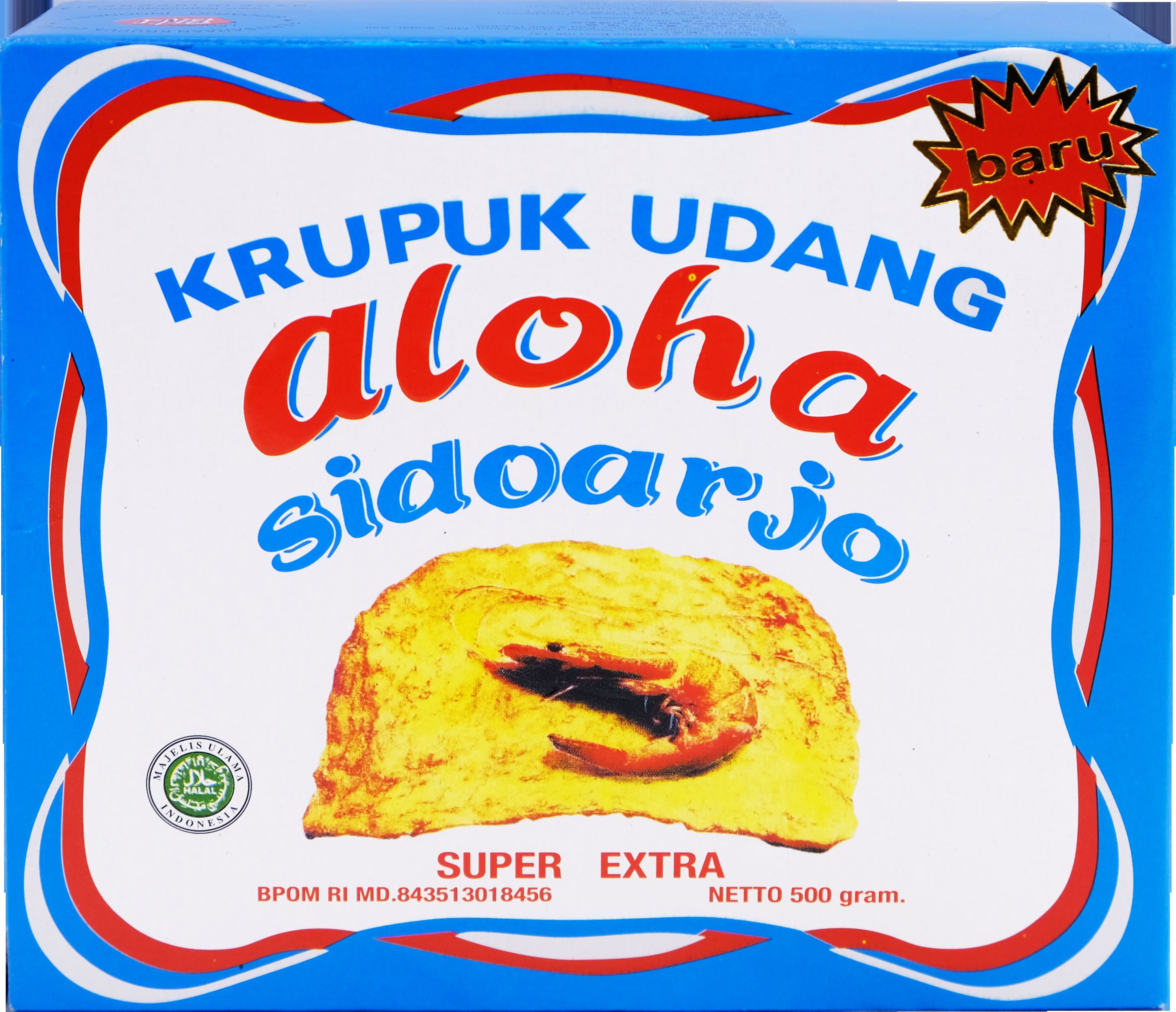 产品封面图片：Aloha  - 印尼虾片(蓝盒) 500g
