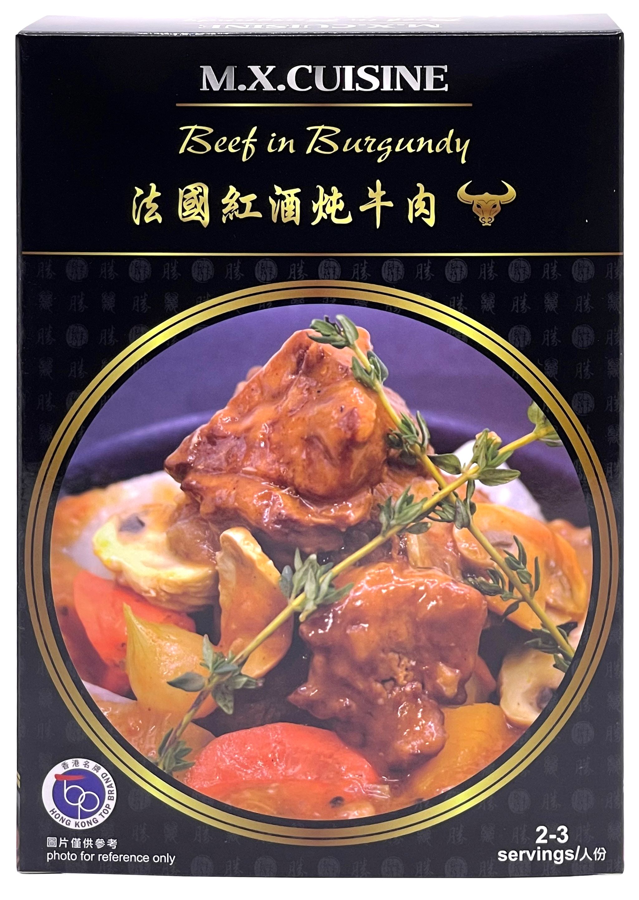 产品封面图片：万胜厨 - 法国红酒炖牛肉 (-18℃) 400g