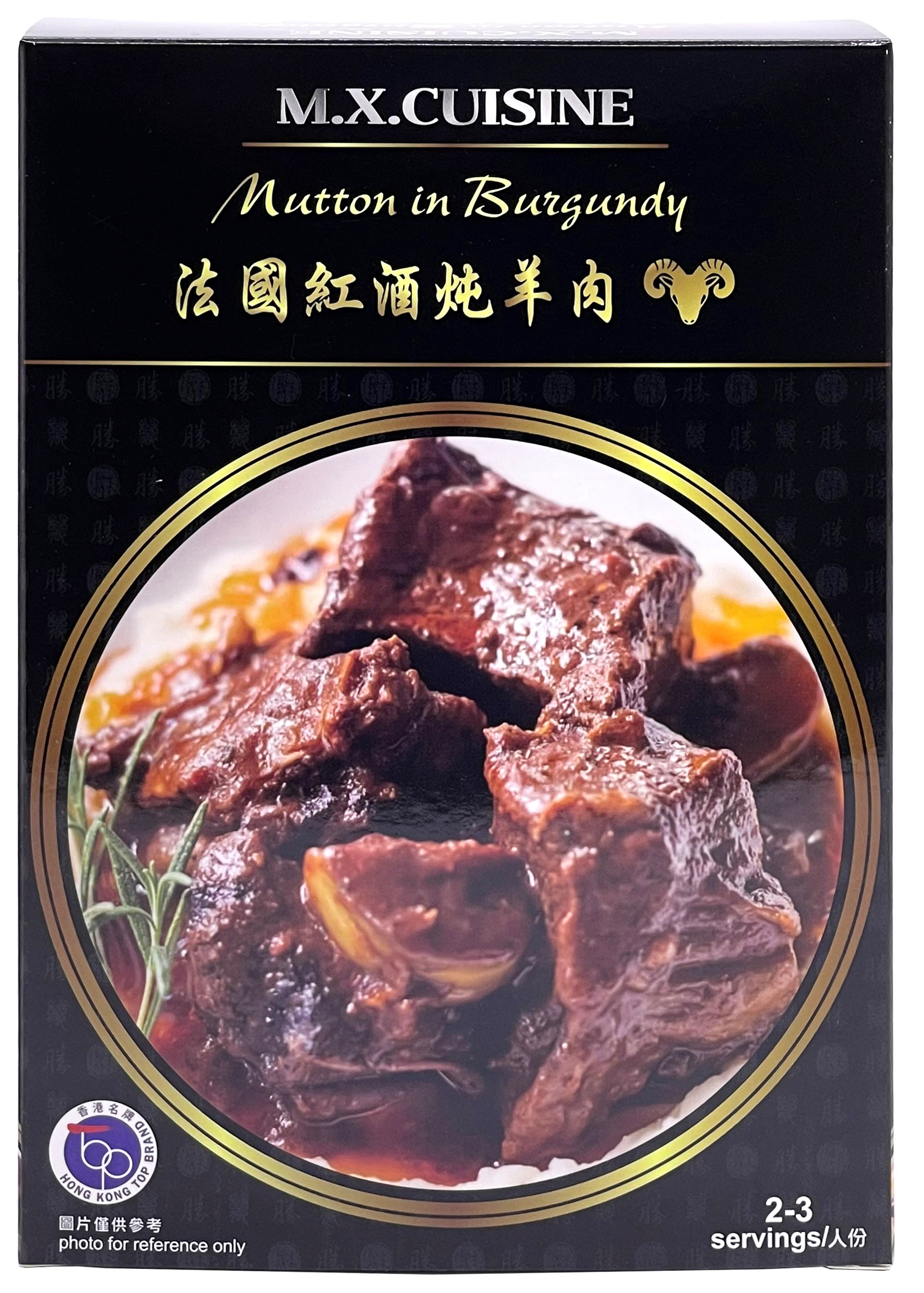产品封面图片：万胜厨 - 法国红酒炖羊肉 (-18℃) 400g