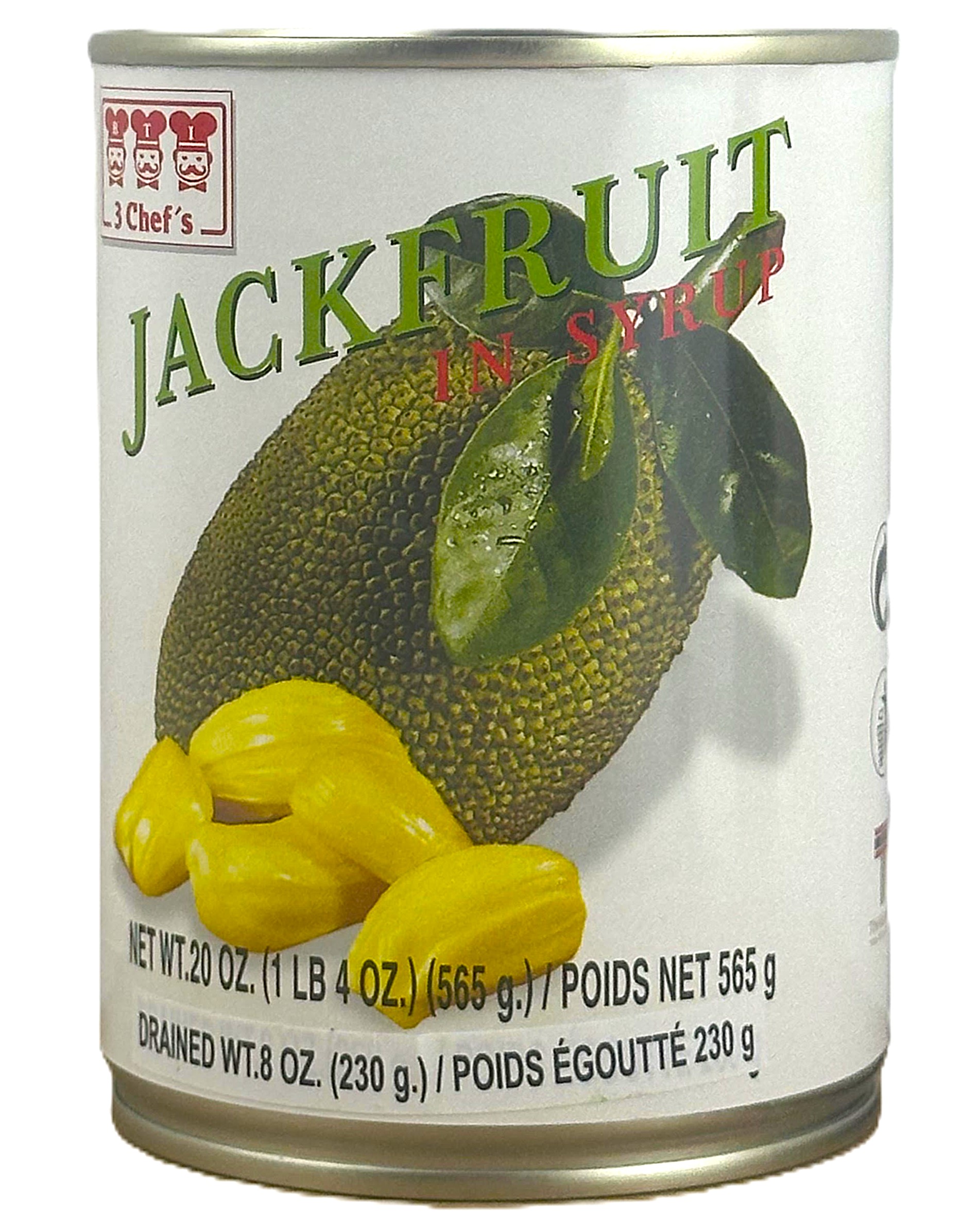 Product Cover Image: - 3 chef's Thai Jackfruit In Syrup 565g