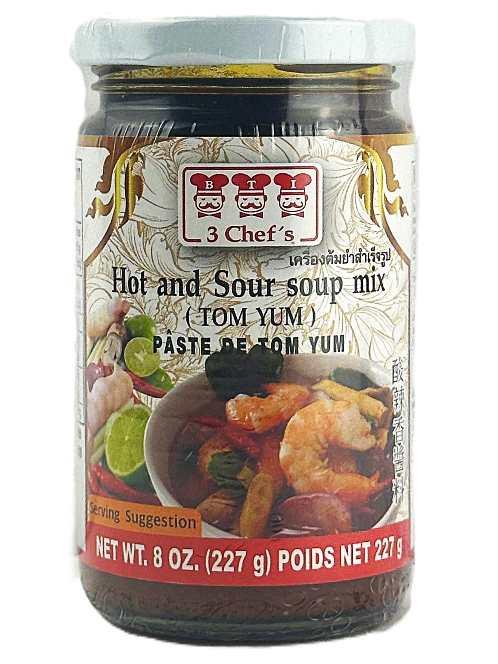Product Cover Image: - Three Chef Thai Tom Yum Paste 8oz