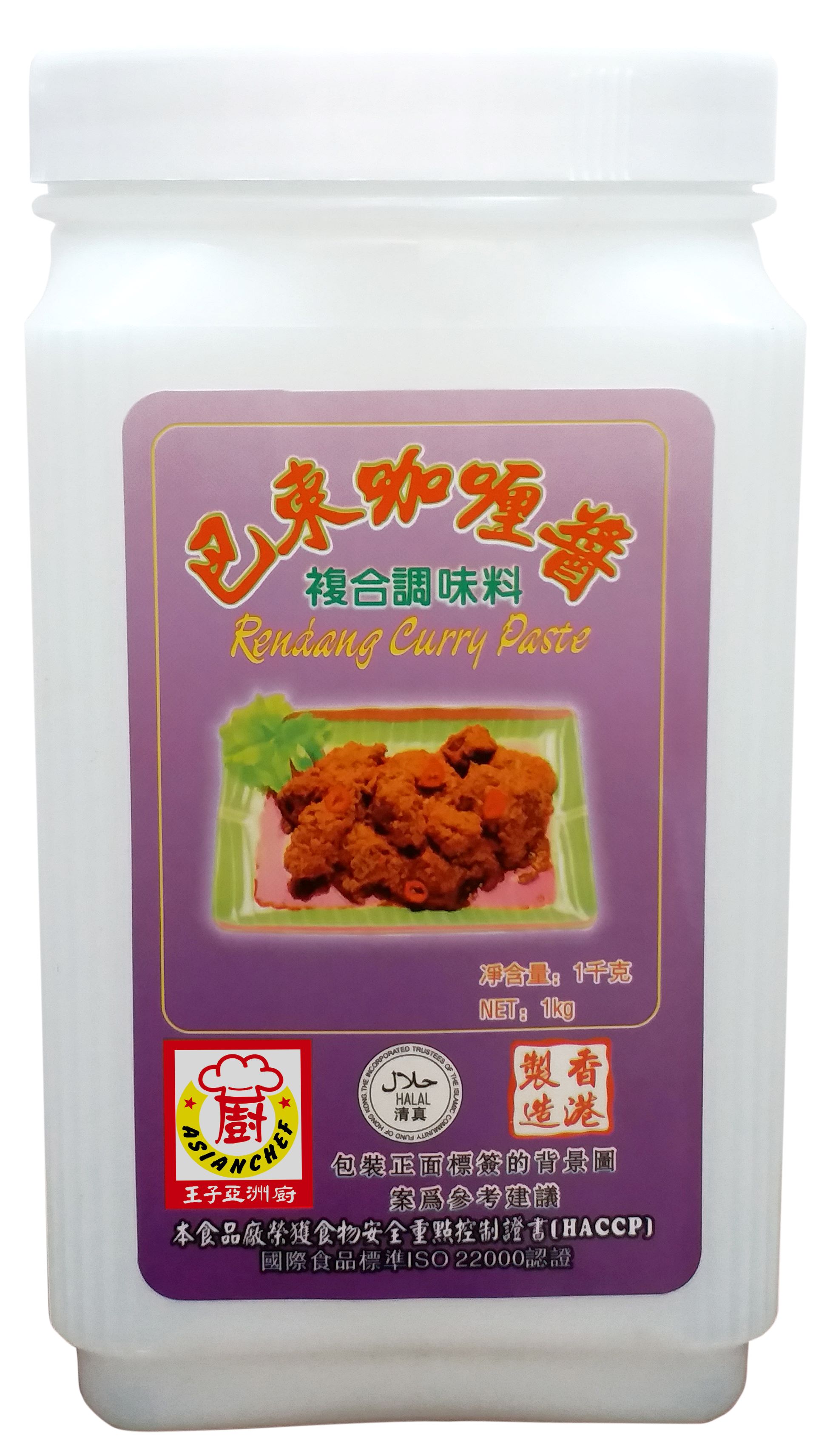 產品封面圖片：王子亞洲廚 - 巴東咖喱醬 1kg